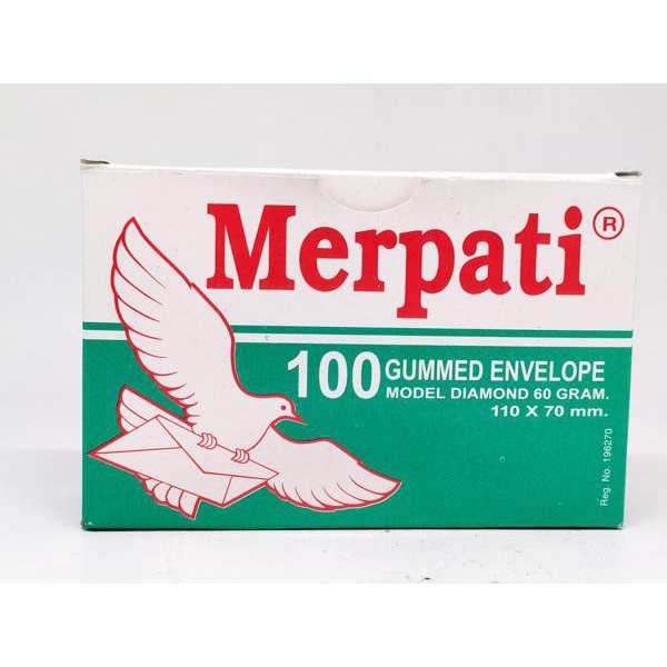

AMPLOP MERPATI VISIT 60GR 110X70MM ISI 100LEMBAR KIKY