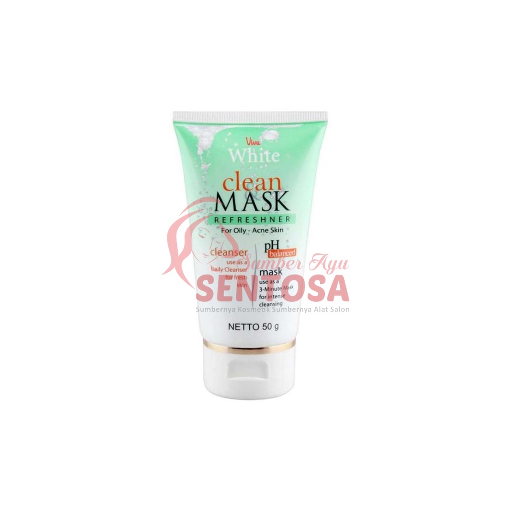 VIVA WHITE CLEAN MASK REFRESHNER 50GR