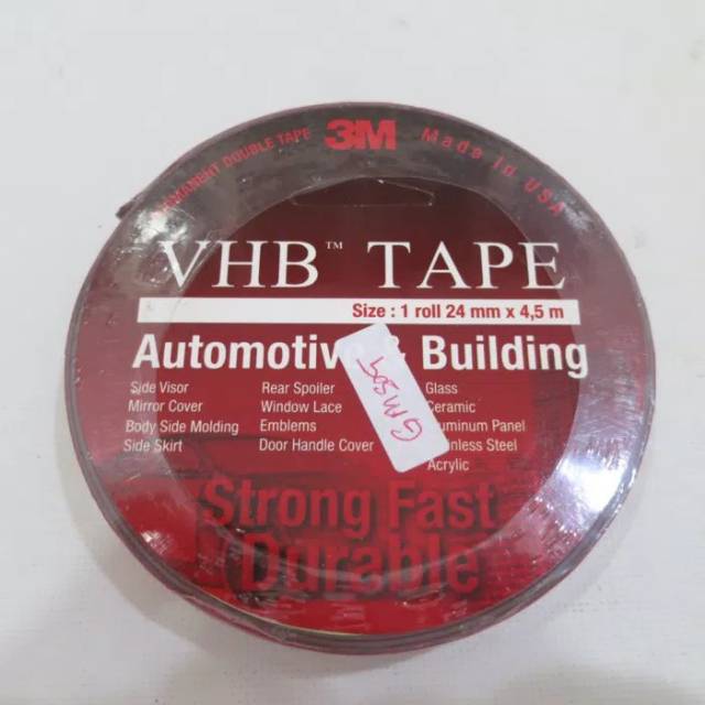 

Double Tape 3M VHB x 24 MM x 4.5 MTR