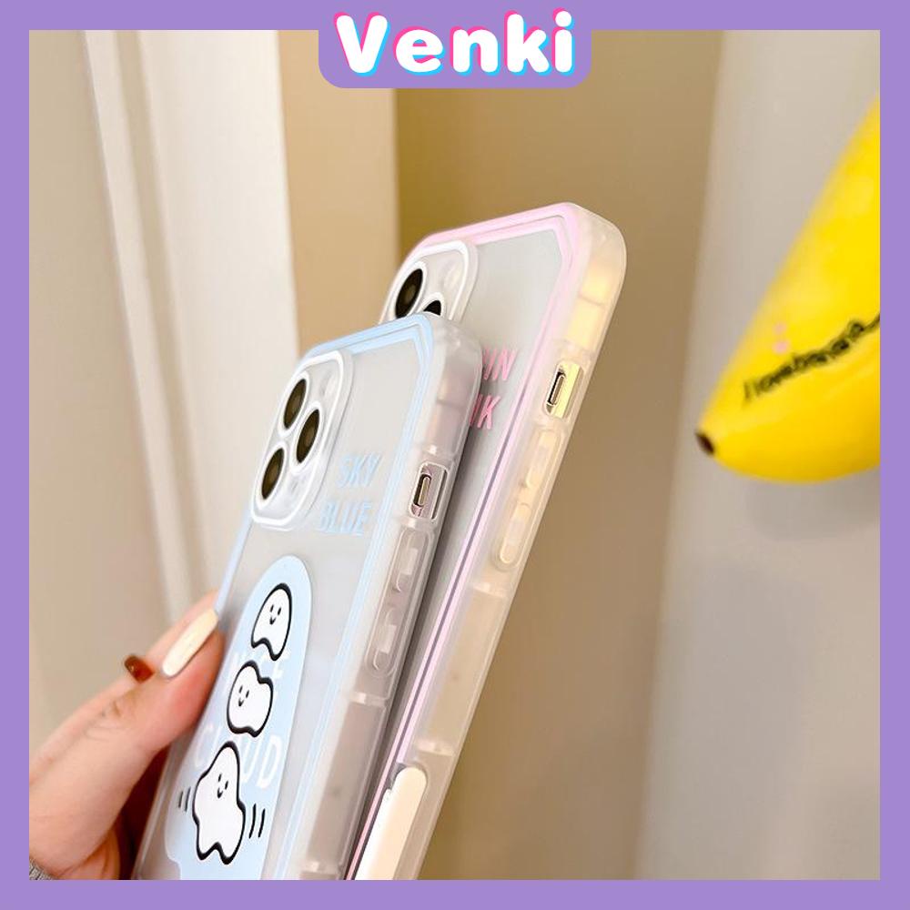 iPhone Case Acrylic Invisible Folding Stand Silicone Soft Case Shockproof Cover Camera Cloud Cute Cartoon Compatible For iPhone 11 Pro Max 13 Pro Max 12 Pro Max 7Plus xr XS Max