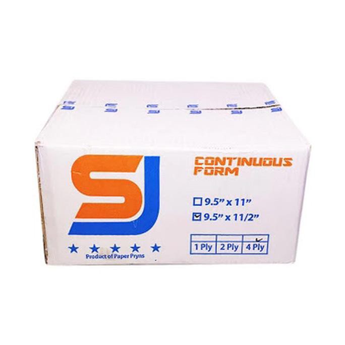 

Kertas Continuous Form SJ 9.5 x 11 / 9.5 x 11.2 4 ply