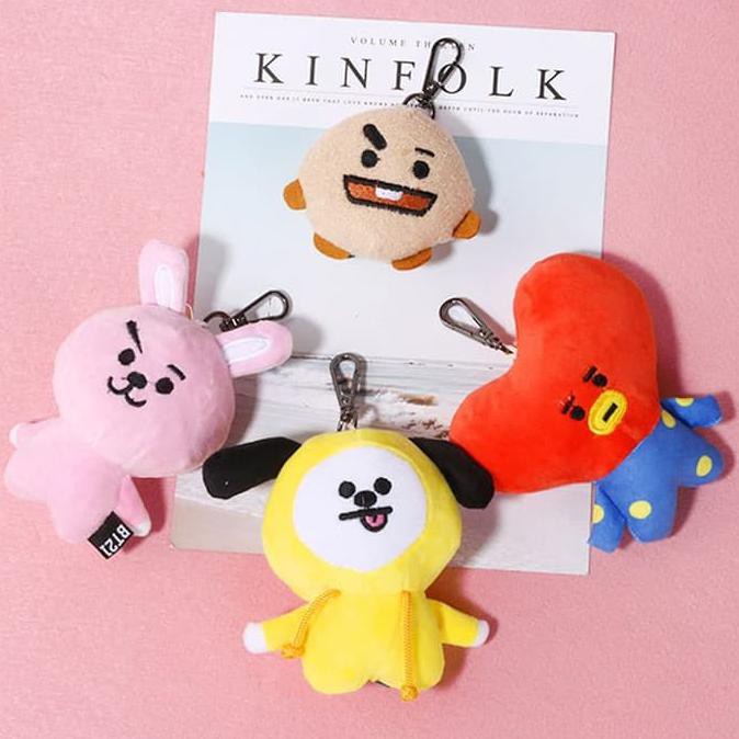 Bt21 Doll Keychain/Boneka Bts Import Ready Tata Cooky Shooky