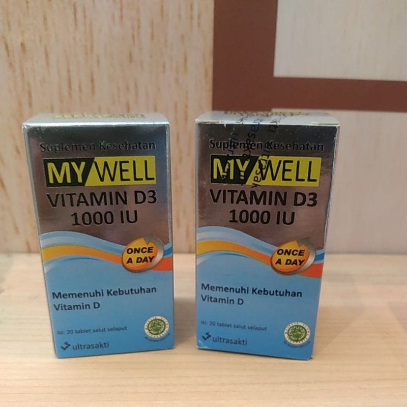 Jual My Well Vitamin D3 1000 iu Shopee Indonesia