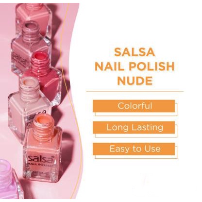 [SATUAN] * NCC * Salsa Kutek Nude 01 Cat Kuku Nail Polish Kitek Cutex - Netto 8 ml