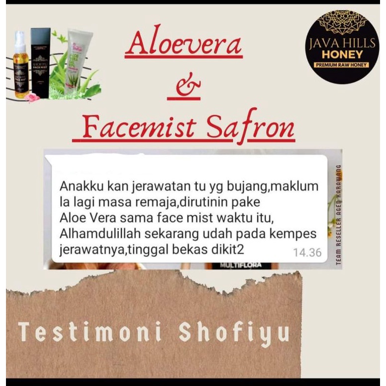 ALOEGEL / ALOEVERA SHOOTING GEL BY SHOFIYU ( melembabkan kulit / mengobati jerawat / mengatasi rambut rusak,patah,rontok ) Javahills mumtaz