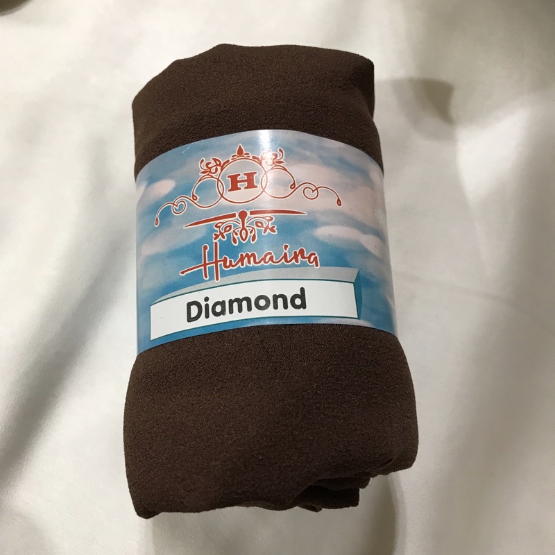 JILBAB PASHMINA SABYAN DIAMOND ITALIANO HIJAB PREMIUM-brown