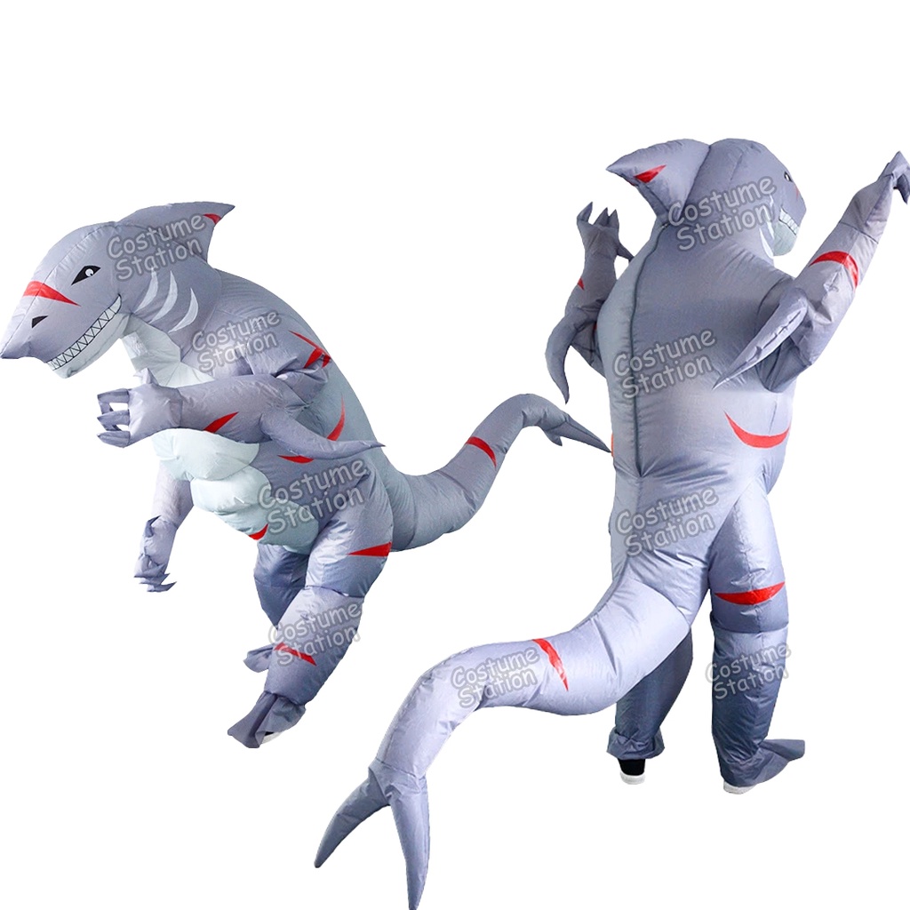 Kostum Muscular Shark / Costume Ikan Hiu Binatang Hewan Laut Sea Animal  dewasa