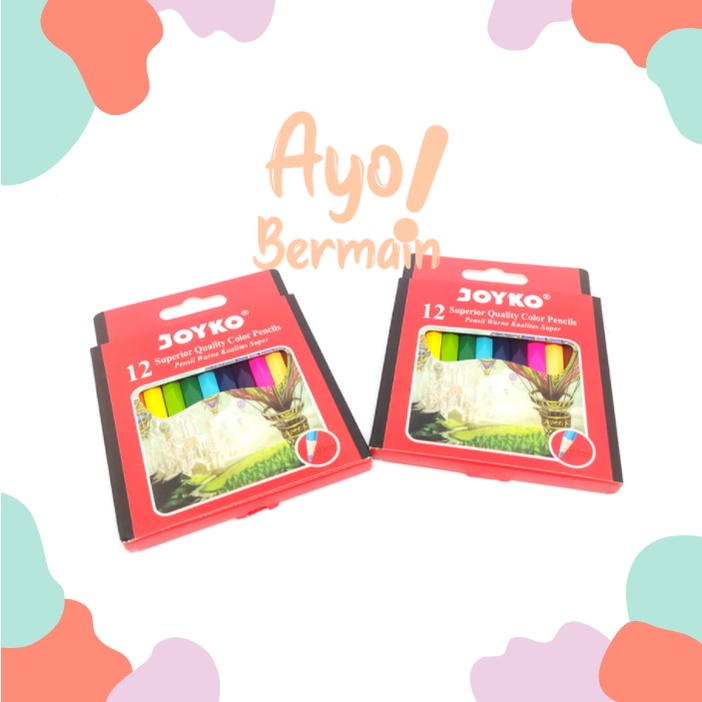 

Pensil Warna Joyko / Superior Quality Color Pencil / Kecil / Pendek