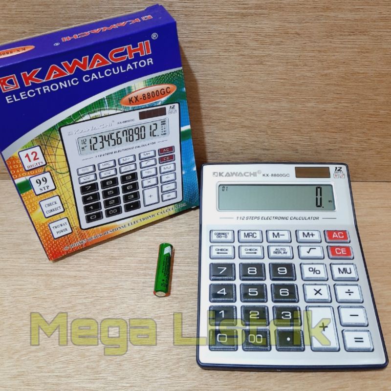 

Kalkulator kawachi 12digits KX8800GC