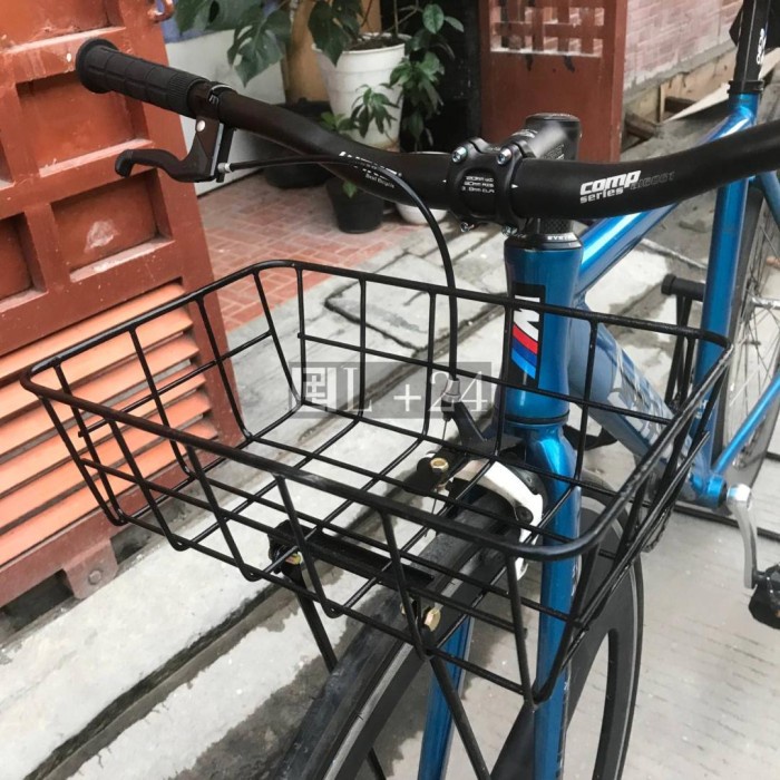 Aksesoris Sepeda - Keranjang Sepeda / Rak Sepeda / Front Rack Sepeda / Rak Depan Sepeda - Hitam,