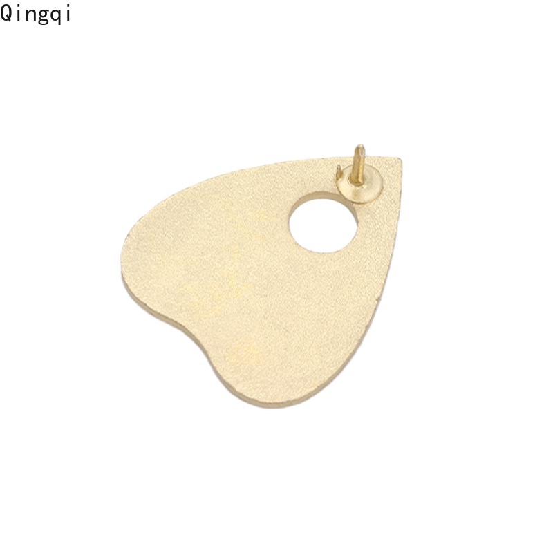 Bros Pin Enamel Bentuk Matahari Bulan Kucing Sekop Warna Hitam Gaya Punk Gothic Untuk Hadiah