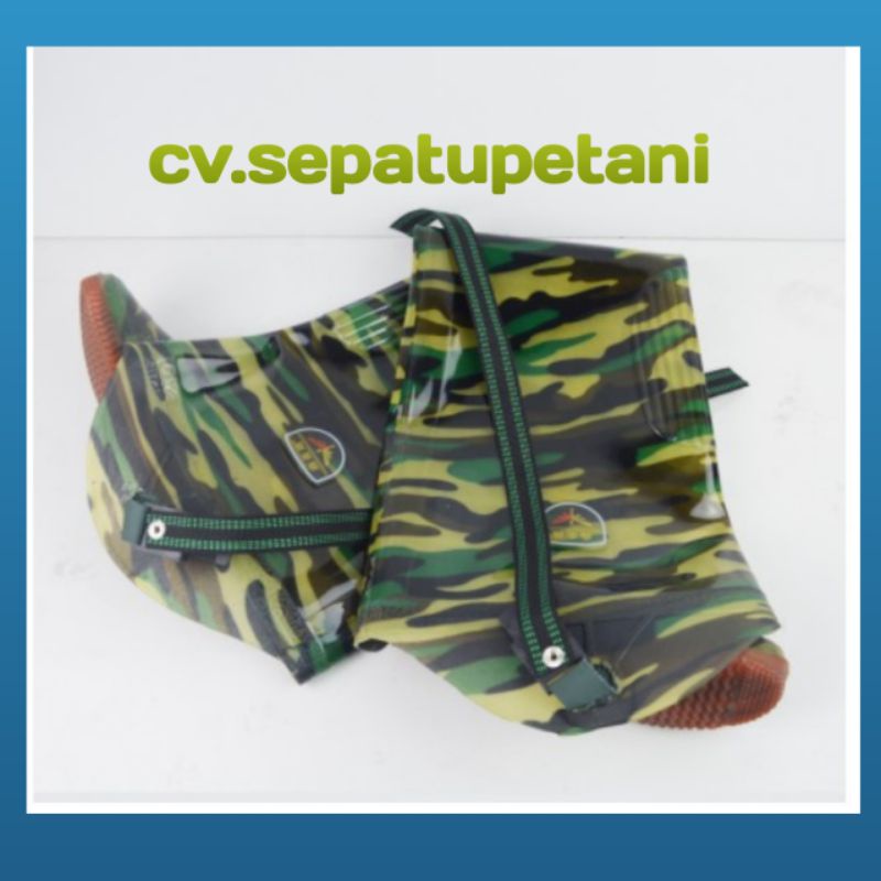 Sepatu Boot Boots But Pria Wanita Dewasa Sawah Petani Nelayan Kebun Rawa Tambak Mancing Kebun Karet Panjang 55cm Doreng Loreng Bukan AP Murah Import Laris Lentur Karet Lumpur Traktor Ikan Tanaman Bunga Bibit Beling Kaca