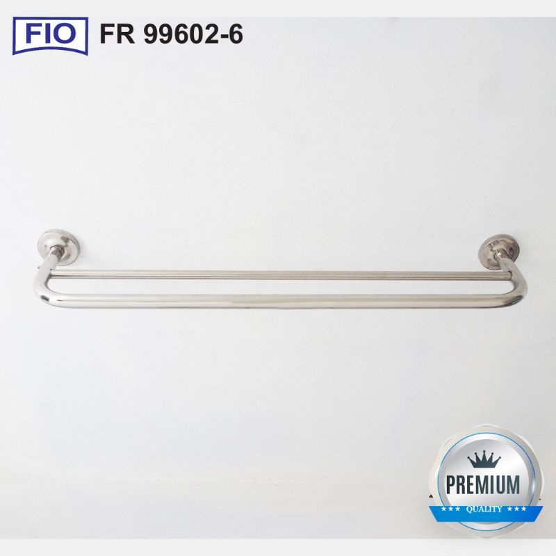 rak handuk fiorentino 2 baris stainless tebal PROMO TERMURAH