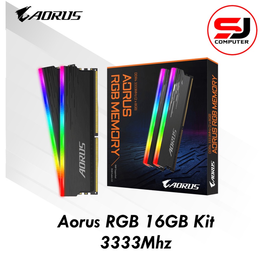 Ram Aorus RGB 16GB Kit 3333Mhz | Memory Longdim PC