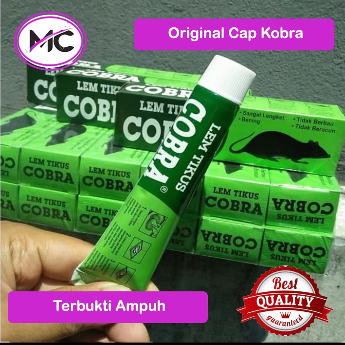 Lem Tikus Cobra Super Lengket Ampuh Bagus Odol Tube Praktis Pembasmi Hama Serangga Cicak Kecoa Bening Tidak Berbau