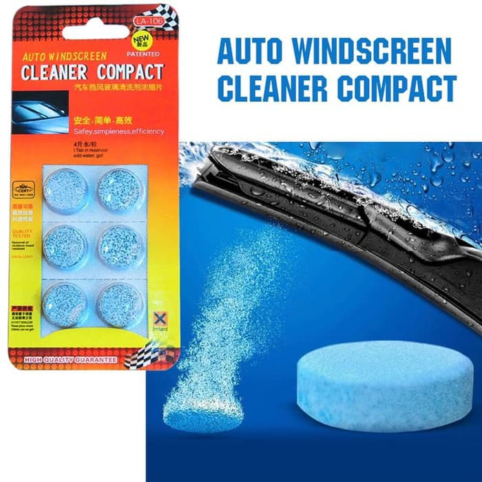 CARSUN cleaner compact tablet sabun obat cleaner pembersih kaca mobil