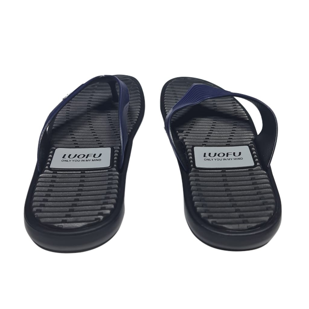 LUOFU ORIGINAL sandal karet empuk murah cowok jepit sendal japit cowok import E6155A3