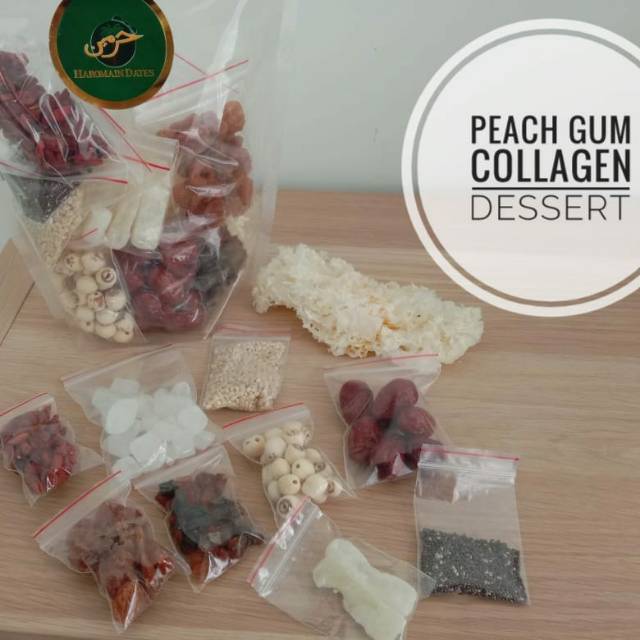

Peach Gum Collagen dessert