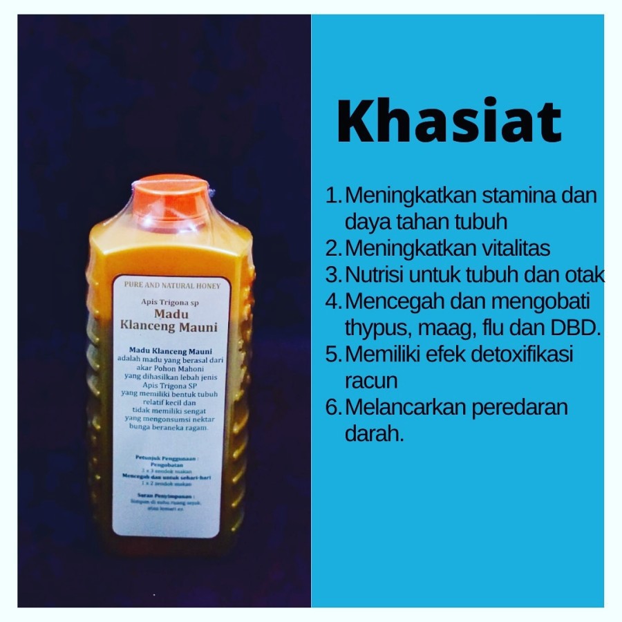 

Madu Hutan Klanceng Mauni