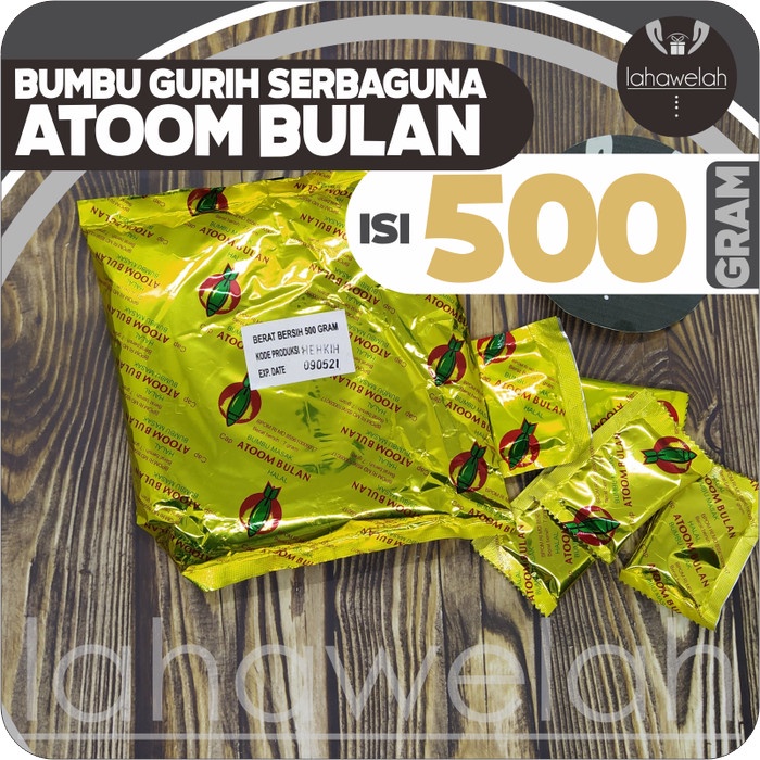 

ATOOM BULAN kemasan BESAR isi 500g penyedap Baso aci seblak - BARU