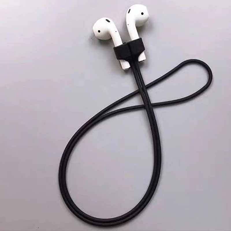 【COD】Anti-Lost Soft Rubber Lanyard Olahraga Luar Ruangan Earphone Lanyard Aksesoris Mode