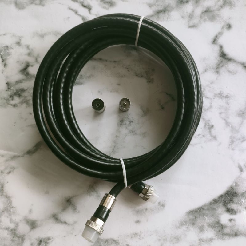 KABEL ANTENA TV DIGITAL MURAH BAGUS JACK BESI/KABEL ANTENA MALE +FEMALE+Jack BELDEN/KABEL ANTENA PLATINUM PERPANJANGAN FEMALE TO MALE