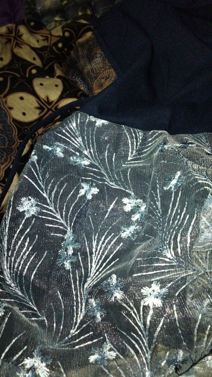 Atasan Blouse Batik Wanita Modern Fashion Wanita Kekinian Brokat Batik Kombinasi Ruby And Arsyla