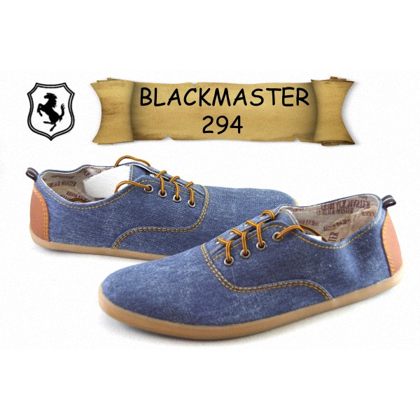 SEPATU PRIA BLACKMASTER BM 294 DENIM biru denim