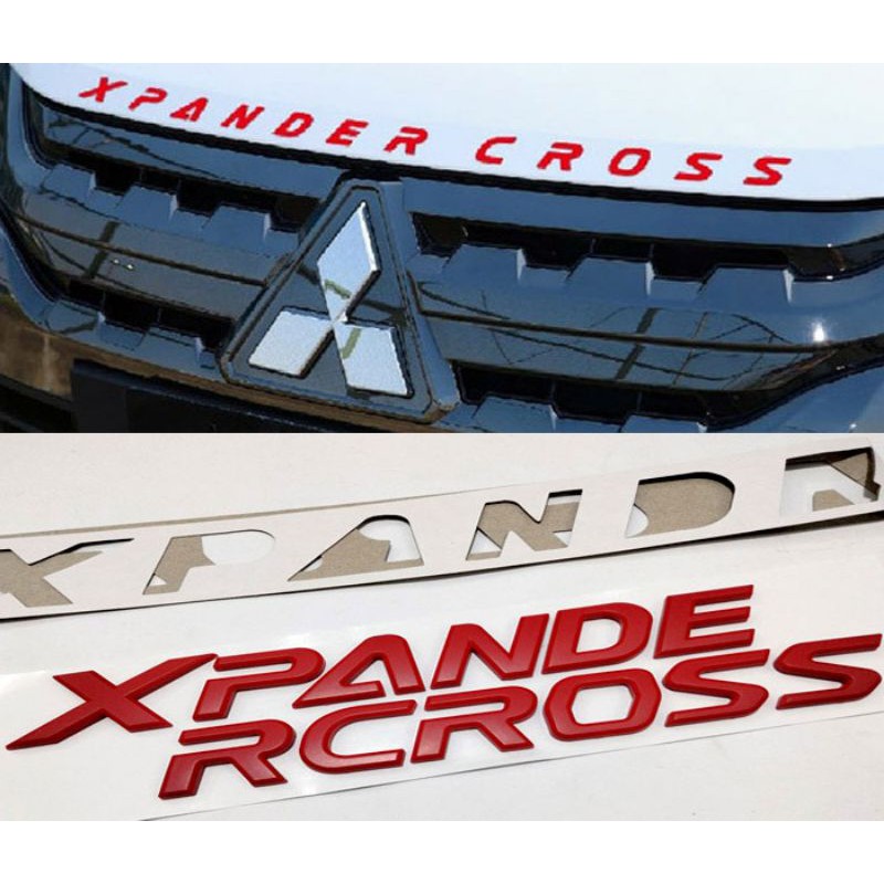 Emblem Merah Timbul Xpander Cross