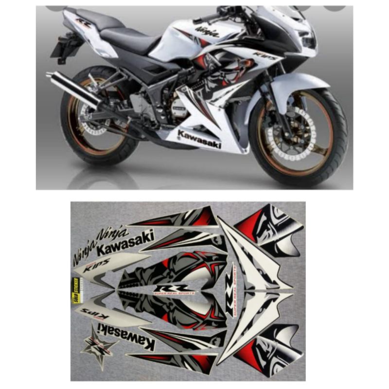 Striping Kawasaki Ninja RR new SE 2013 putih