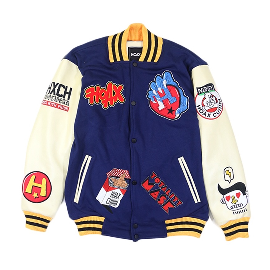 HOAX CUIIIIH | Varsity jacket | Totality Mask