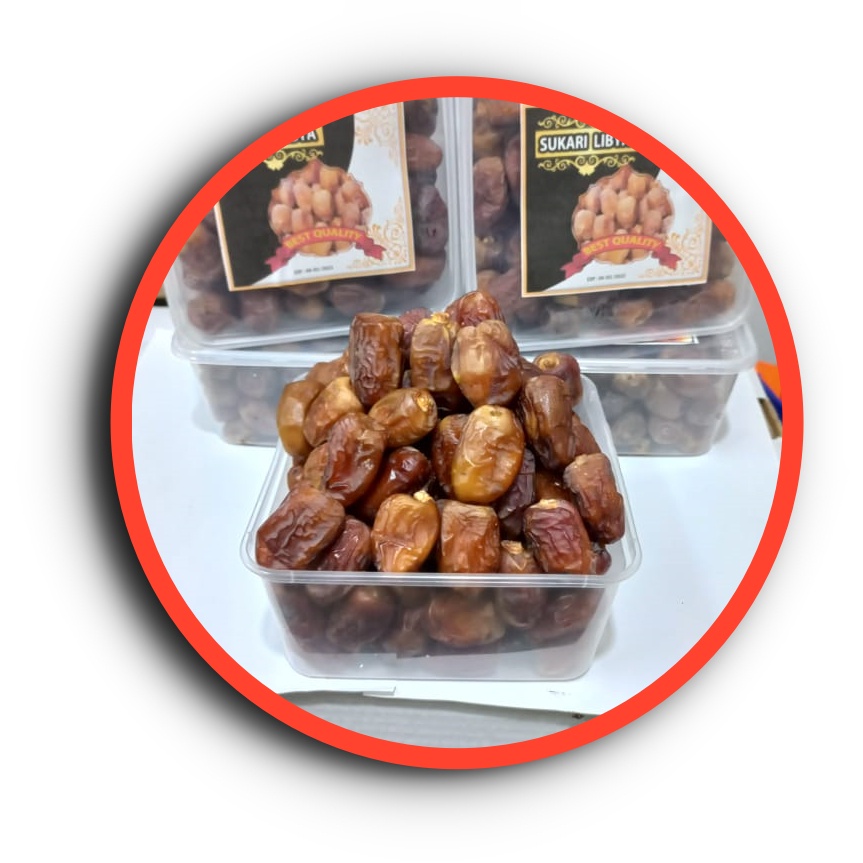 

Kurma madu sohidi 500gr/ kurma sukari libya / kurma shoidi [KEMASAN BOX MIKA]