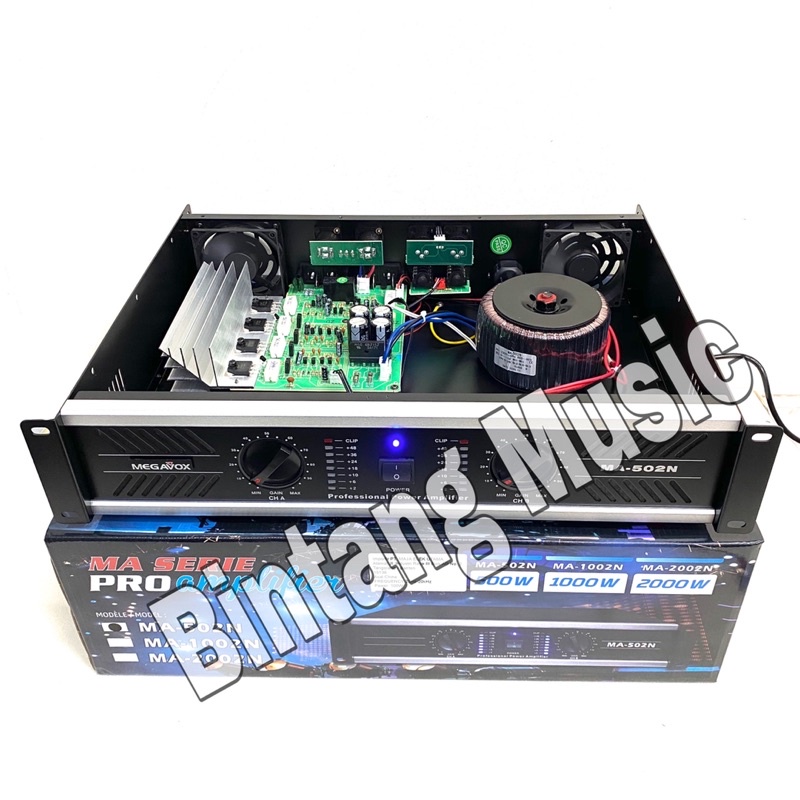 Power megavox ma502 original 2 channel Megavox MA502