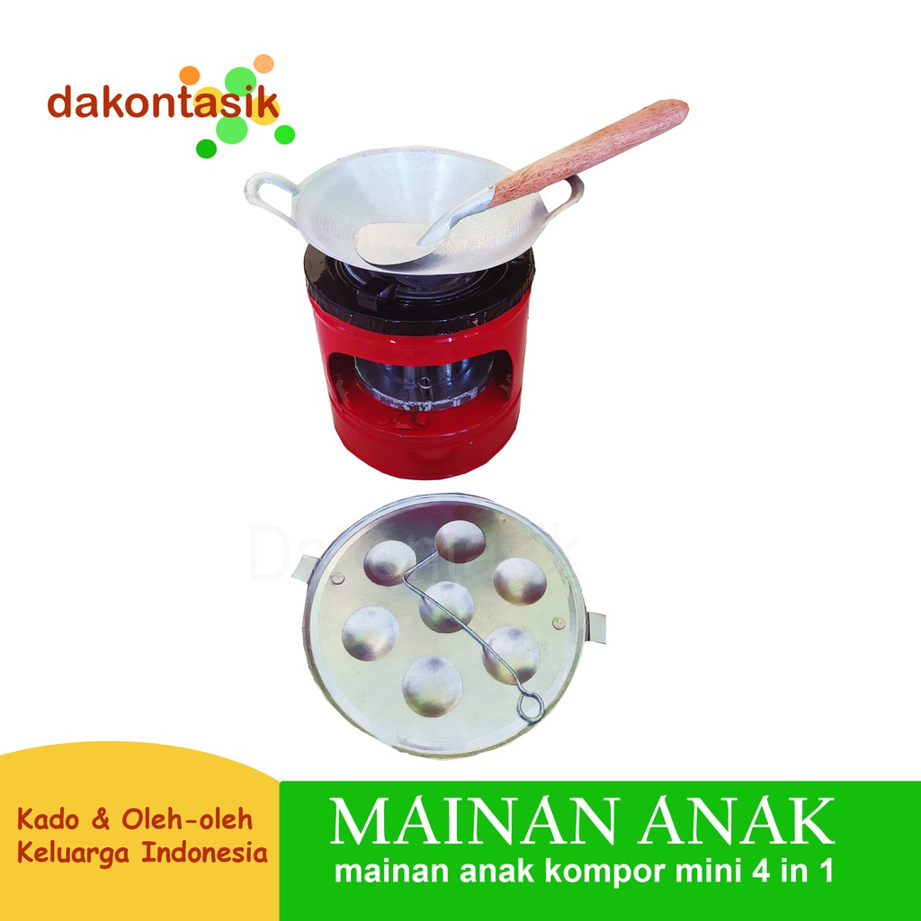 DT-16078 Mainan Alat Masak Anak Kompor Wajan Sodet bisa memasak beneran