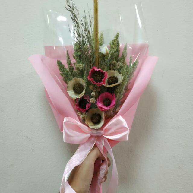 Buket bunga wisuda buket bunga kering buket bunga cantik
