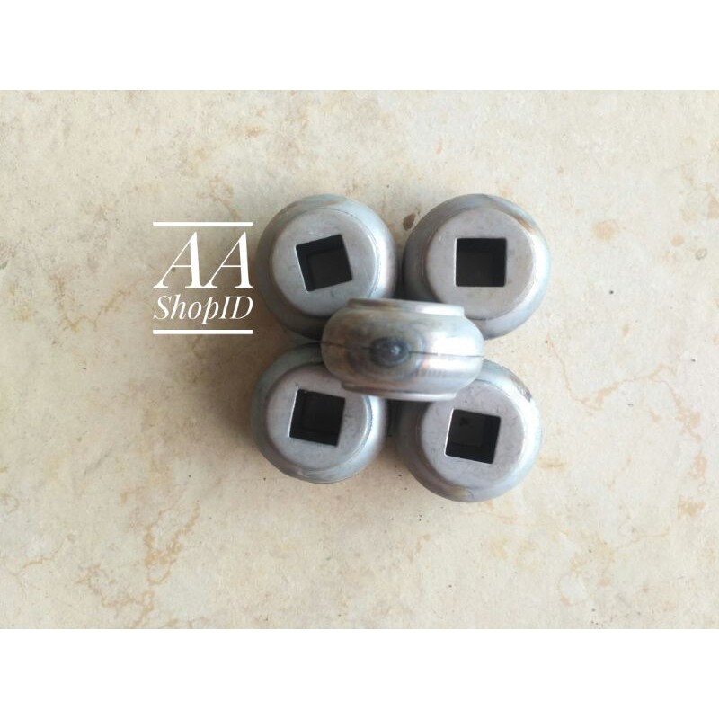 ornamen pagar besi Cincin bulat kecil lubang Nako 12mm