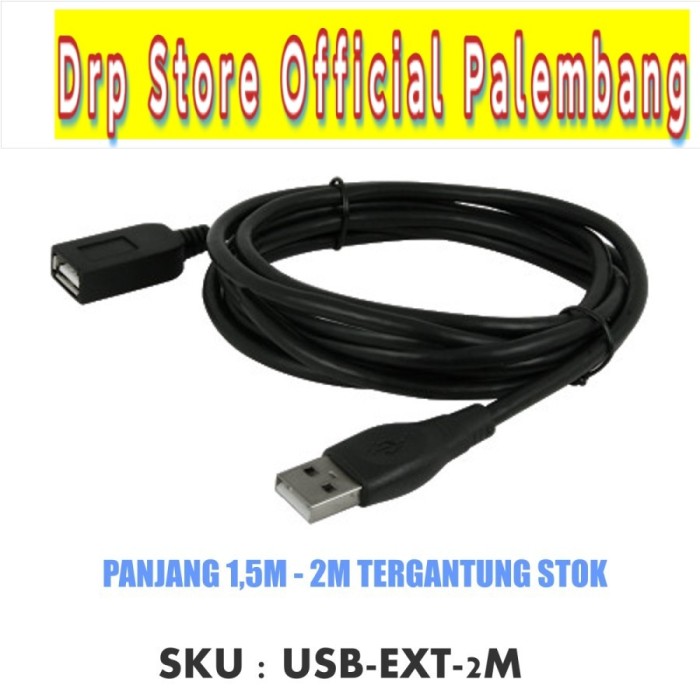 Kabel USB extension 1,5m / 3m / Kabel sambungan USB meter PS - 1.5m