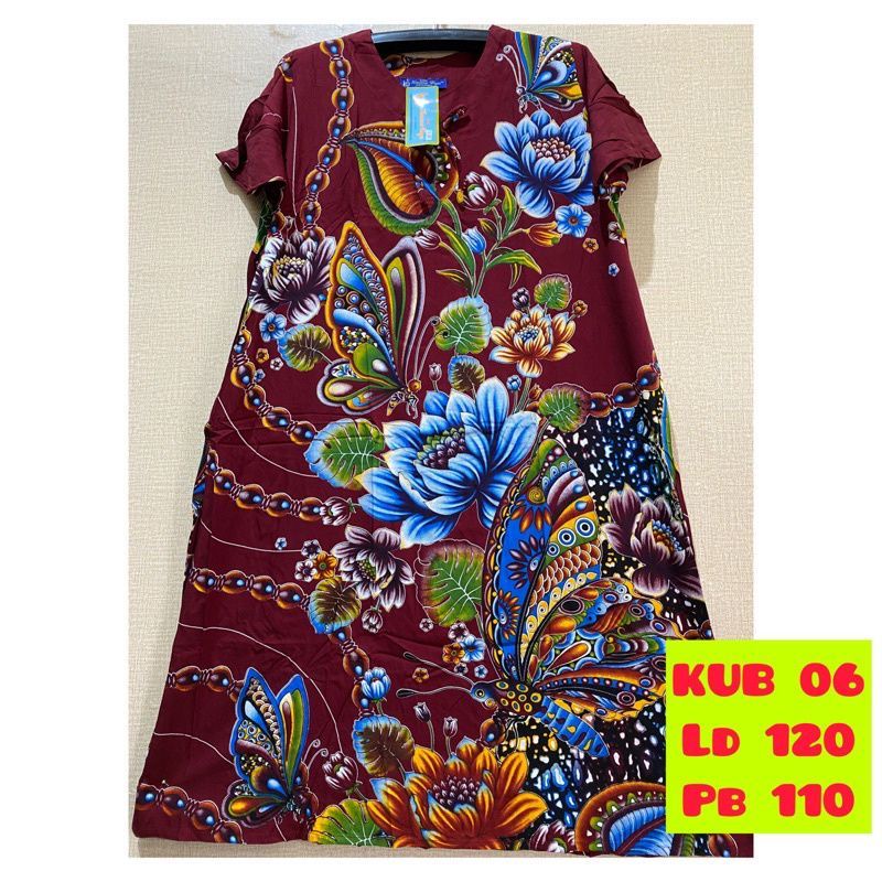 DASTER  LABEL BIRU 06 ORIGINAL KENCANA UNGU MOTIF RANDOM