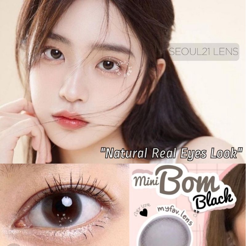 SOFTLENS MINI BOM GRAY GREY ABU NATURAL SOFT LOOK NORMAL MINUS s.d -10.00