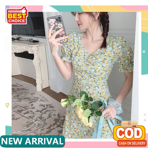 Baju Dress Brukat Pesta Natal Midi Dress Wanita Dewasa Kekinian 2022 Murah Trend Masa Kini Modern Te