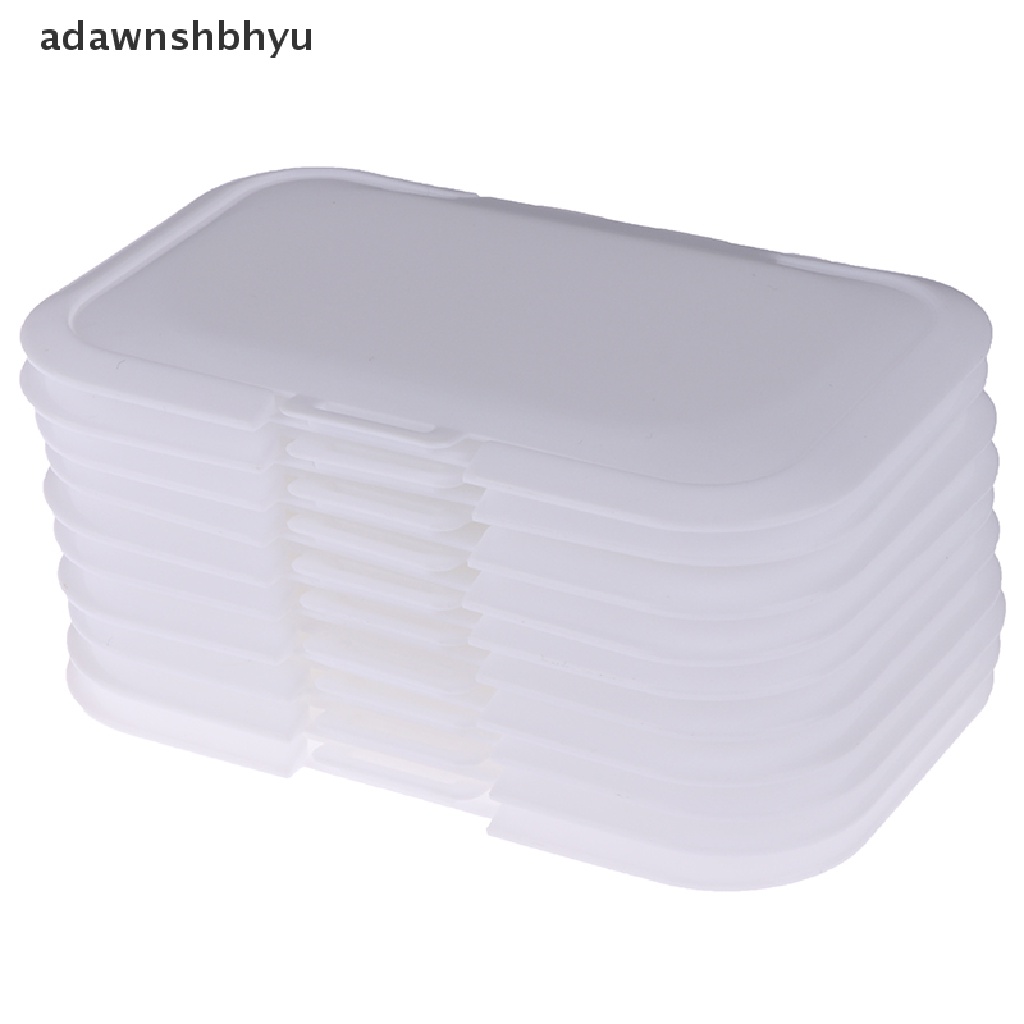 [adawnshbhyu] 1/5/10pc Reusable baby wet paper lid Kotak Tisu Tutup Kertas Basah Ada Perekat  .