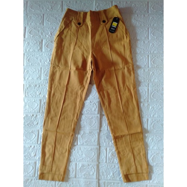 celana bengalin mustard beggypants (azkaira)