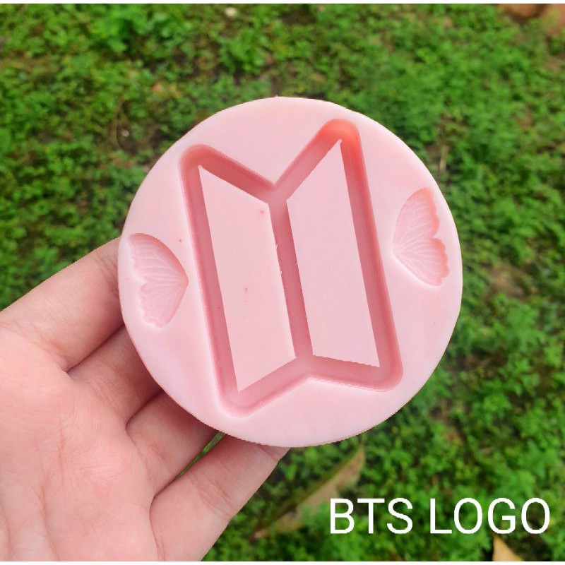 BTS LOGO SHAKER RESIN MOLD CETAKAN KPOP EPOXY DIY