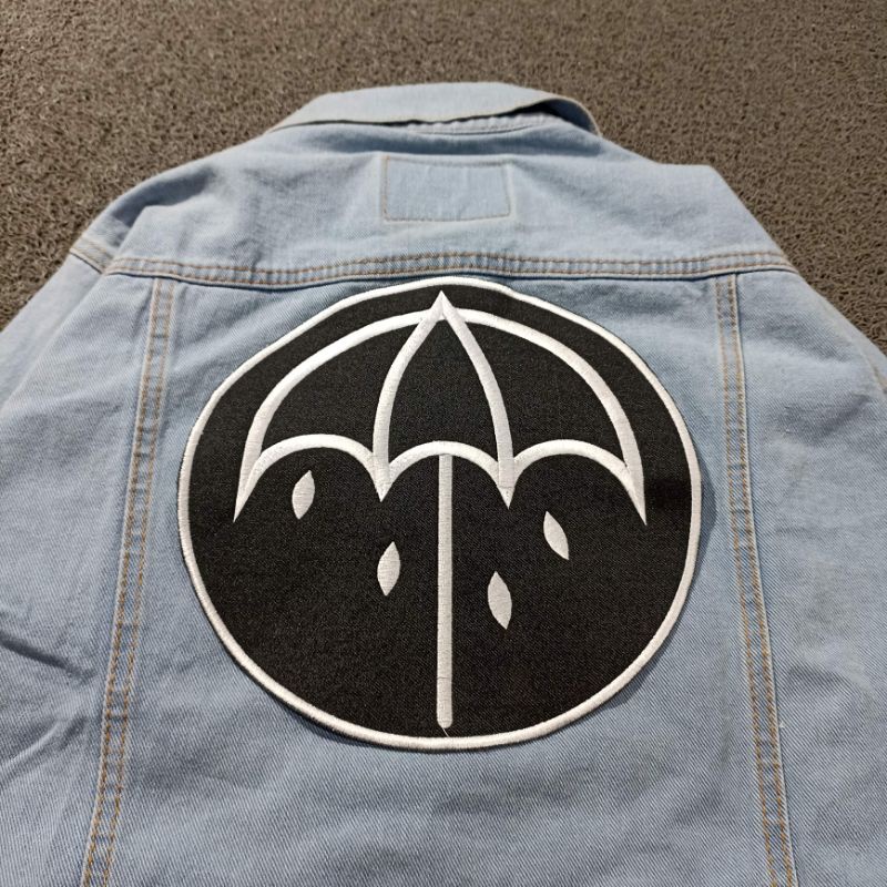 Backpatch Bordir Besar / Emblem bordir BMTH / Bring Me The Horizon Grosir best quality