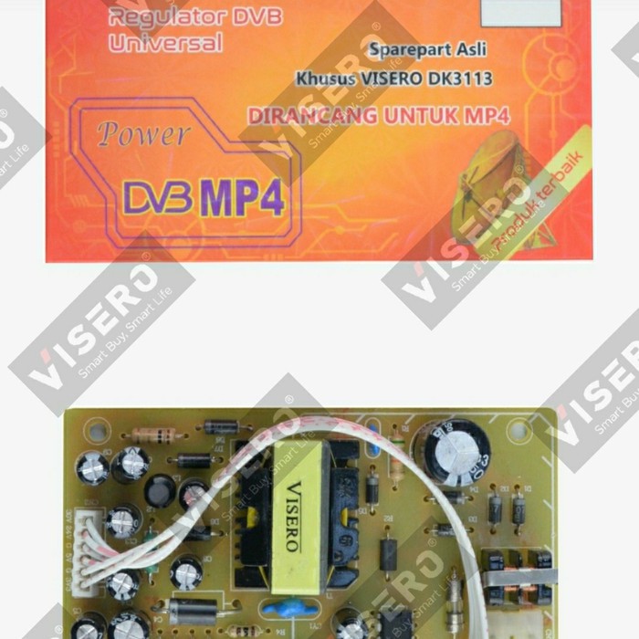 Regulator DVB Universal MP4 Merah Visero (WD-DVB-03)