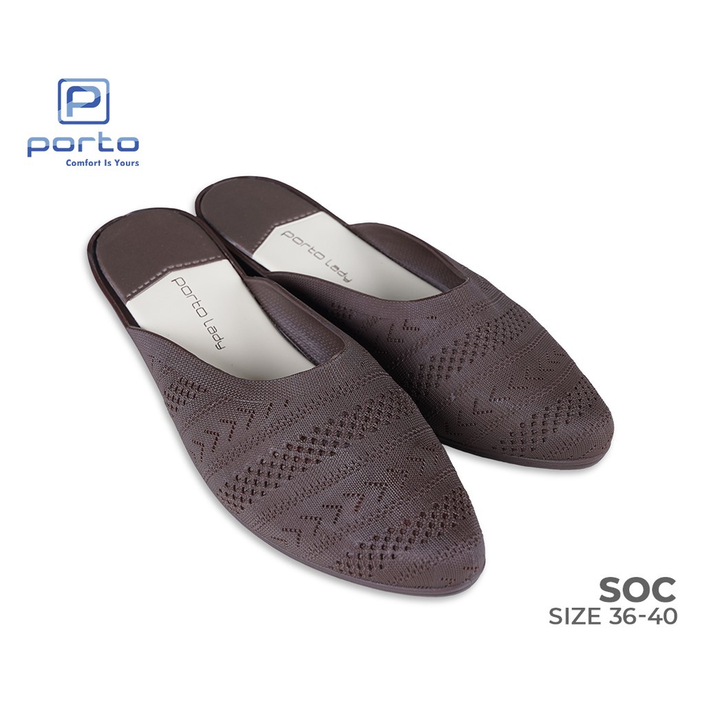 sogo PORTO LADY SOC Sepatu Wanita Wedges Nyaman Casual Formal Original Terbaru