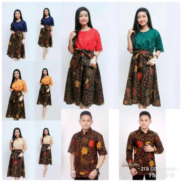Couple dress brokat hielya.cewek allsize LD 104 setara XL. dres LD 110 setara XXL. dress LD 120 jumb