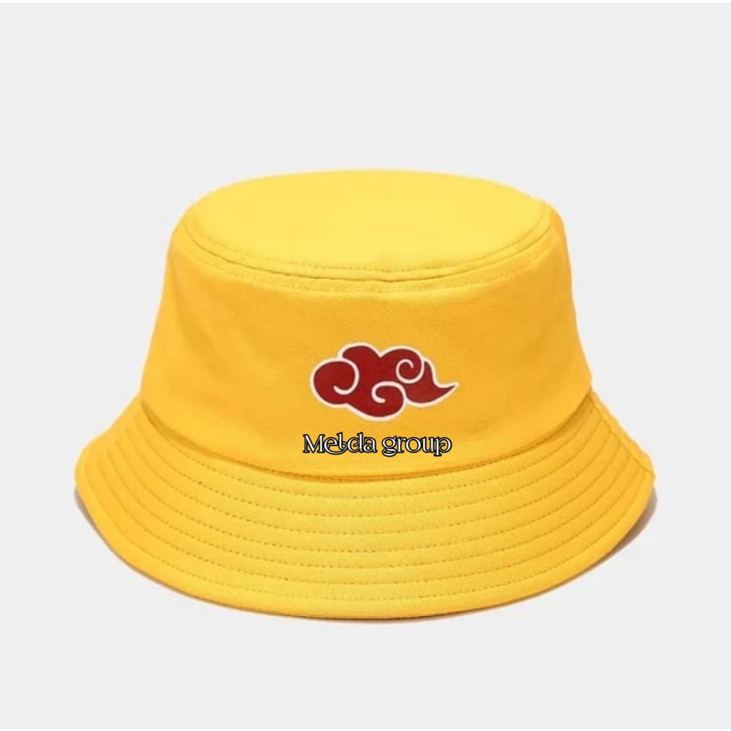 Topi Bucket Hat Anime Akatsuki Bucket Anime Naruto Kekinian