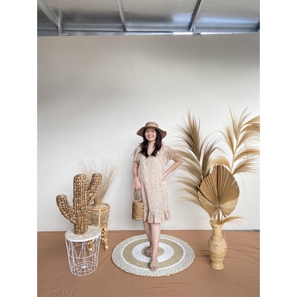 Daster Viral | Daster Ruffle Rayon | Daster Kekinian-Rachel coksu