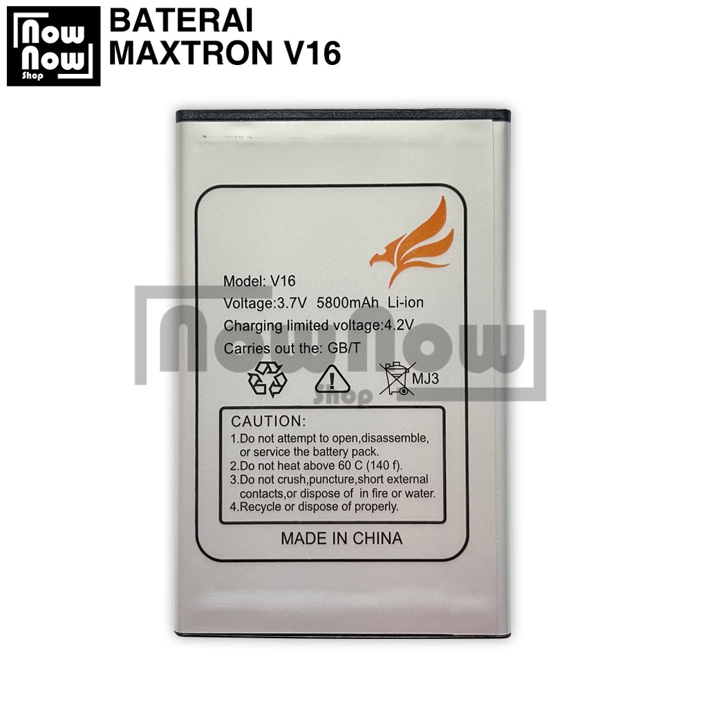 Baterai Maxtron V16 V 16 Double Power Batre Batrai Batere Baterei HP Handphone